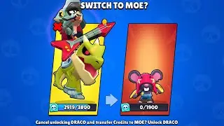 MOE NEW BRAWLER 1900 CREDITS!!😱 LEGENDARY GIFTS!! BRAWL STARS UPDATE REWARDS!!!