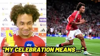 Zirkzee explains his goal celebration and Man United players after game reactions