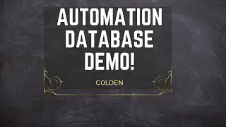 How I connect my automation to a database! (Automation Series)