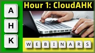 AutoHotkey Webinar 07/2020 Hour 1-Current status of CloudAHK / Blockly