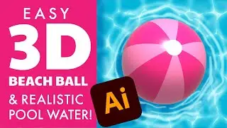 How to Make a 3D Beach Ball in Adobe Illustrator