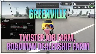 Greenville Script Hack | ROADMAN DEALERSHIP AUTO FARM, TWISTER JOB FARM | OP GUI SCRIPT