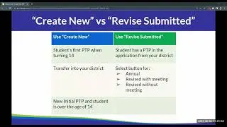 When to Use "Revise Submitted" Instead of "Create New PTP"