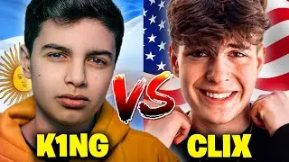 🇦🇷 K1NG vs CLIX 🇺🇸 - Mejores Momentos Twitch España 🇪🇸 y LATAM