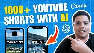 Create 1000+ YouTube Shorts Within Seconds |Bulk Generate with Canva!