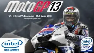 MotoGP13 on intel GMA 4500MHD | intel core 2 duo | VRAM 128mb | gameplay laptop