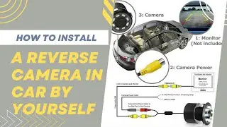 HOW TO INSTALL CAR REVERSE CAMERA | 