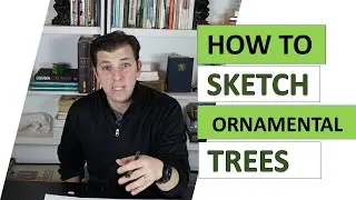 How To Sketch Ornamental Trees (Contour Sketching)