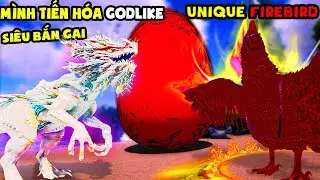 ARK OMEGA #19 MÌNH THU PHỤC UNIQUE FIREBIRD TIẾN HÓA GODLIKE KHỦNG LONG BĂN GAI - TÝ TIỀN TỈ