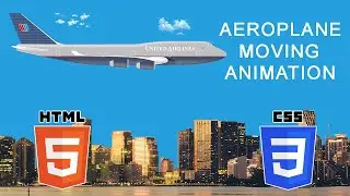 Flying Jet Animation Effect | Animation Effects in CSS | HTML with CSS Tutorial | Web Seekho