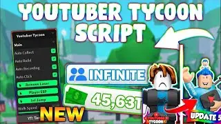 *UPDATED* Youtuber Tycoon Script (PASTEBIN 2023) (AUTO COLLECT, AUTO BUILD, AUTO CLICK )