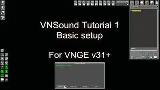 VNSound Tutorial1: Basic setting