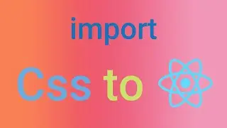 How to import style to React