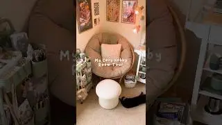 Cozy Hobby Room Tour 🧺✨ #cozyhobbyroom #cozyroom