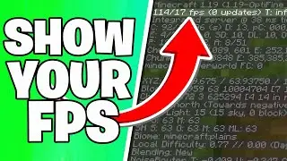 How To See Your FPS In Minecraft Java! - Show Your FPS