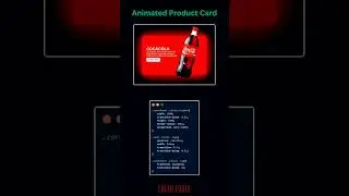 Animated product card #css #html #webdevelopment #htmlcsswebsite #webdesign