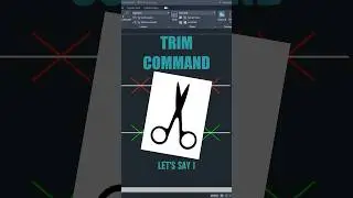 Mastering AutoCAD Trim Command Like a Pro #autocad # #tutorial #howto #cad #animation #designer  #ai