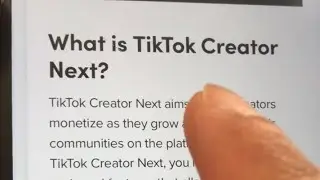 What is TikTok creator NEXT