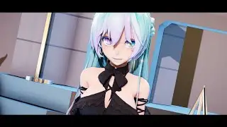 【MMD】ヒガン / 初音ミク 【1080p】TDA Simple Black Mikuさん