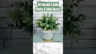 🔥DIY Marble Vanity Decor/Storage Trash to Treasure DIY 