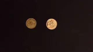 Small gold coins  👉 20 Swiss Francs & Gold sovereign