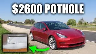 Hitting A Pothole In A Tesla Cost $2600