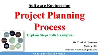 SE 27: Project Planning | Process with Examples | Software Engineering