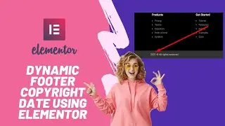 How to Add Dynamic Footer Copyright Date Using Elementor 2024