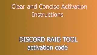 Quick Setup: Installing DISCORD RAID TOOL on Windows 11