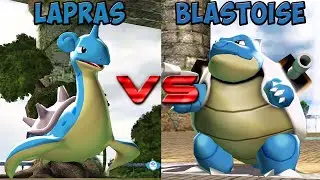 Pokemon battle revolution - Lapras vs Blastoise