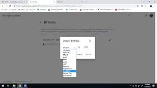 How To Change Date Of Birth In Gmail Account
