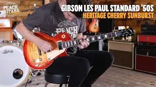 No Talking...Just Tones | Gibson Les Paul Standard '50s - Heritage Cherry Sunburst - 229920217