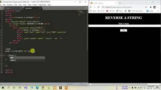 Reverse A String in PHP || PHP program to reverse a string