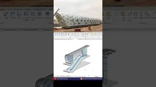 Riyadh Metro Station in Revit #revit #bim #architecture