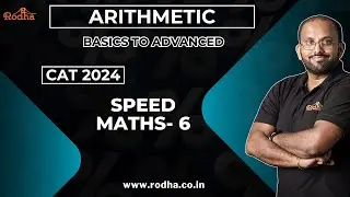 Speed Maths 6 | Arithmetic |  Quantitative Aptitude  | CAT PREPARATION 2024