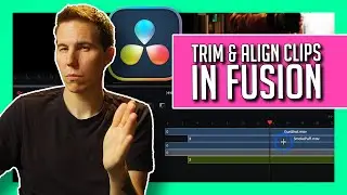 How to Trim and Align Clips in Fusion