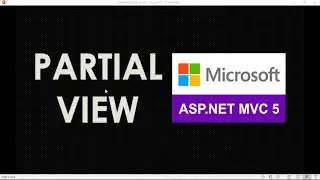 # 1 How to Use a Partial View in ASP.NET MVC  | C# |  Razor