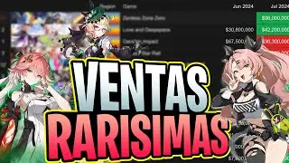 ESTAMPADA DE GENSHIN Y ZZZ TOP 1? VENTAS JUEGOS GACHA GENSHIN IMPACT