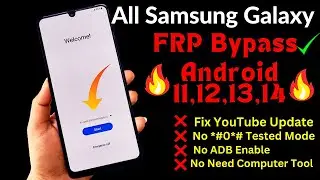 All Samsung FRP Bypass 2024|Samsung Google Lock Remove Android 11/12/13/14 New Method No *#0*#