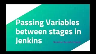 Passing Variables between stages in Jenkins