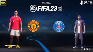 FIFA 23 - Manchester United Vs PSG | UEFA Champions League | PS5 Gameplay [ 4K 60FPS ] Next Gen