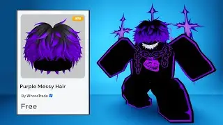 OMG! 25+ FREE ITEMS ON ROBLOX 2025 & FREE PURPLE MESSY HAIR ROBLOX