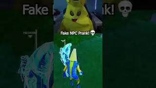 Fake NPC Prank 💀 #fortnite #shorts #opt