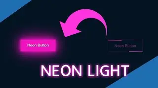 Neon Light Button Animation Effects on Hover | CSS Snake Border