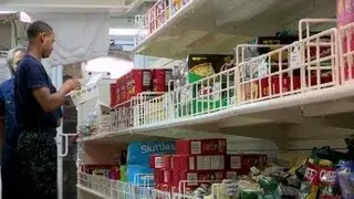 Grocery Shopping on Aircraft Carrier - USS George H.W. Bush's Ship Store