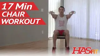 17 Min Chair Exercises for Seniors & Beginners - HASfit Senior Exercises for the Elderly Workout