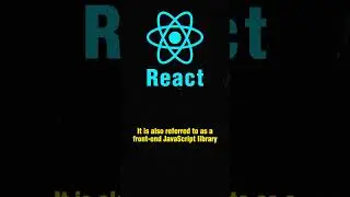 What is react (react js) 