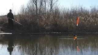 Закинул поплавок.. И сам не поверил! Такие бывают только во сне! Рыбалка на удочку весной.