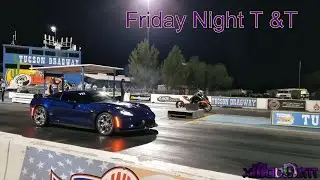 C7 ZO6 vs GSX-R at Tucson Dragway Friday Test and Tune