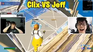 Clix VS Asian Jeff 1v1 TOXIC Fights!